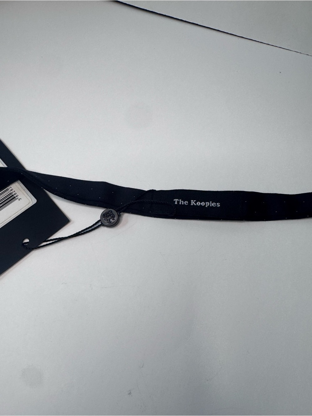 The Kooples Black Logo Neck Strap - Picture 2 of 7